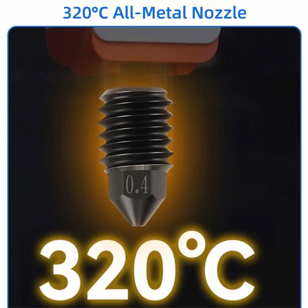 0,2 мм 0,4 мм 0,6 мм 0,8 мм 1,0 мм Комплект экструдера с печатающей головкой Hot End для Anycubic Kobra S1