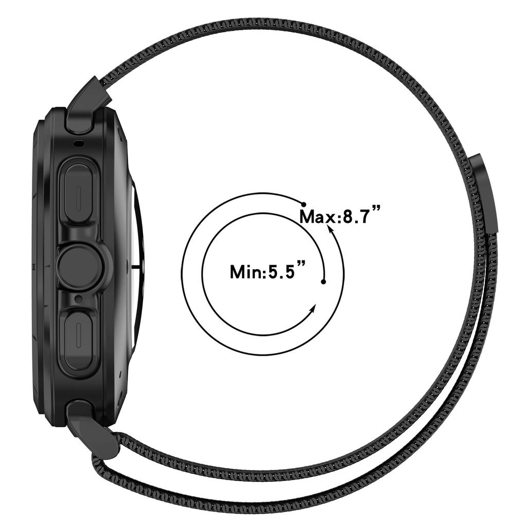 Milanese loop Strap for Samsung Galaxy Watch 7 Ultra 47mm Stainless Steel metal belt Bracelet correa Galaxy Watch ultra 47 band
