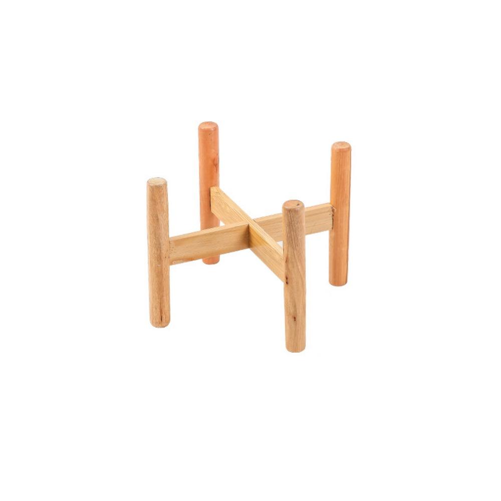 Home Decoration Wood Flowerpot Holder Floor-Standing Flower Pot Base Plants Stand  Home Office