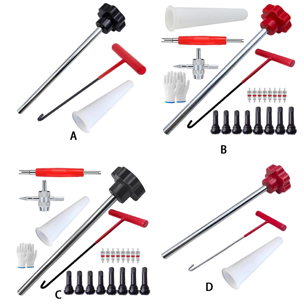 Набор инструментов для вентилей шин Легкая разборка Улучшенный контроль Для автомобилей Квадроциклов и Велосипедов Мотоциклов