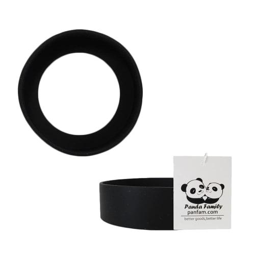 Защитные чехлы на дно бутылки "Семья панд", Силиконовые, Набор из 2 шт., Колпачки на дно бутылки, Устойчивые к царапинам, Нескользящие, Звукоизоляционные, Совместимы с Thermos, Zoj