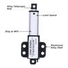 Linear Actuator   12V 30mm Stroke Low Noise Short Circuit   T Type Screw   Electric Linear Motion Actuator