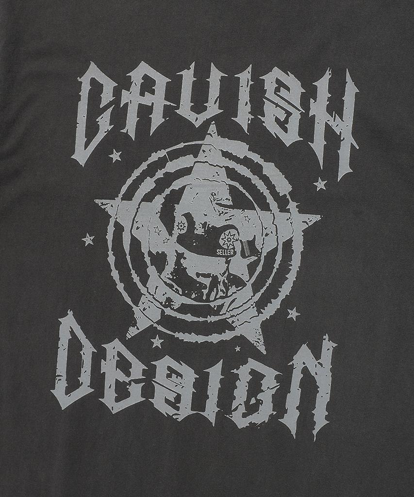 CAVISH Футболка с принтом Лягушка Звезда Свинья Ss Угольный(Cv2Fmut507A)