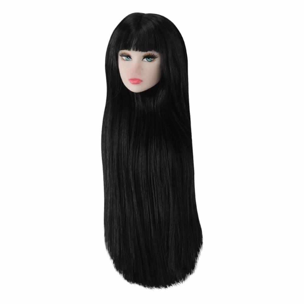 Белая Обычный Загар Кукольная Голова Длинные Волосы Голова Модной Куклы для 11,5-дюймового BJD Кукольного Тела