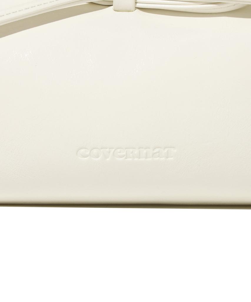 Covernat Женская сумка-тоут с клеверным сердцем и лентой Цвет: Слоновая кость