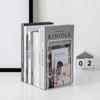 Hollow Simple Book Stand Anti-slip Desktop Bookshelf Nordic Style Document Holder  Newspapers