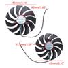 85MM 95MM ZT-A30700E-10P 4Pin Fan For GAMING GeForce 3070 Twin Card Fan Replacement