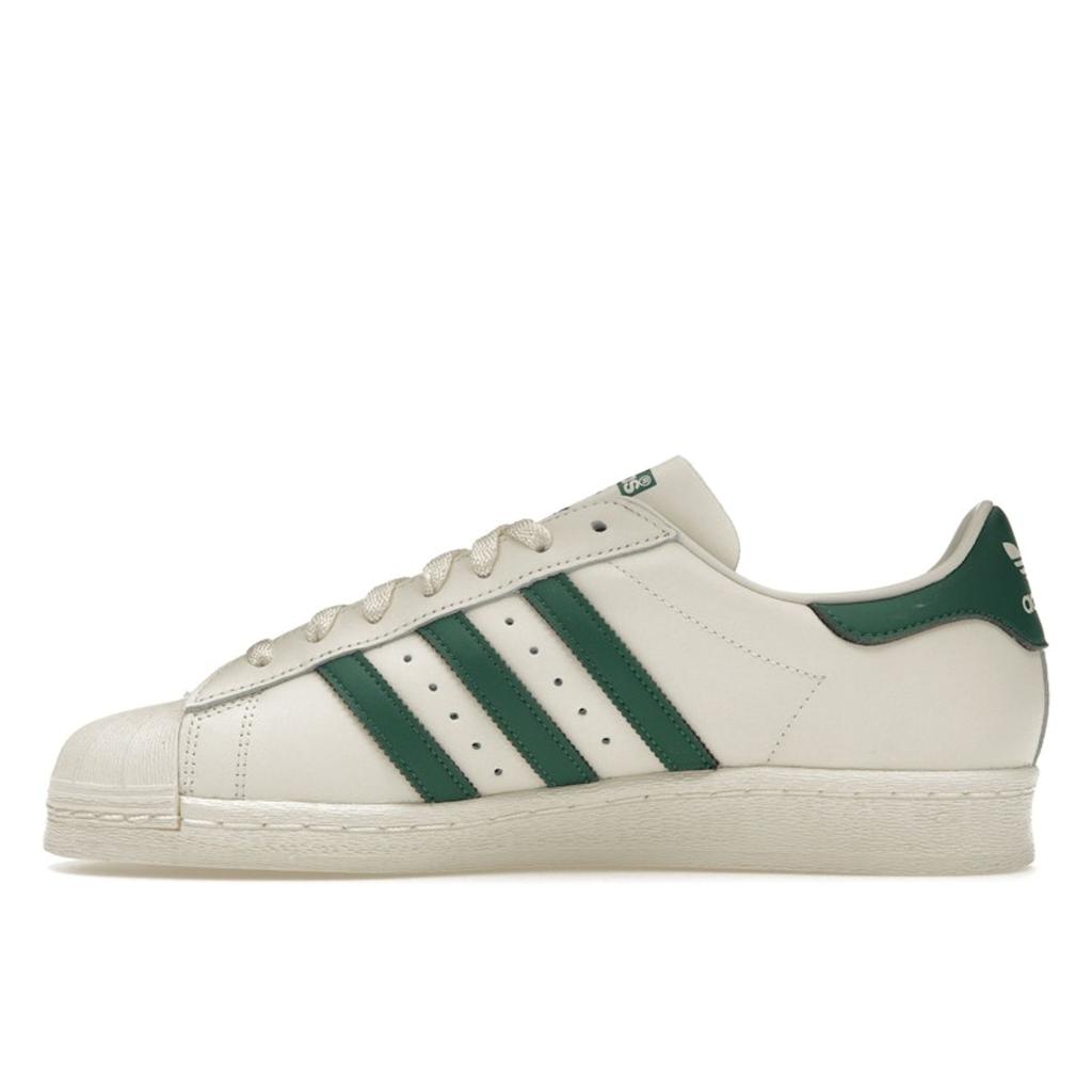 Adidas Кроссовки унисекс Superstar 82 White Dark Green Cloud-White Off-White GW6011