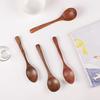 Ложка для риса Прочная многофункциональная деревянная портативная ложка для супа для кухни