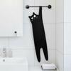 Soft Funny Cat Hand Towel Quick Dry Kitchen Rag Cute Cleaning Cloth  Home