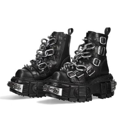 Мужские Женские Испанские Новые Повседневные Туфли в Винтажном Стиле на Толстой Подошве и с Декоративными Элементами в Виде Строчки Летние Туфли для Отдыха на Высоком Каблуке