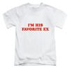 T Shirt Im His Favorite Ex Erwachsene Lustig Fun Oberteil Neu Vintage Graphic Soft Stretched Slightly Streetwear