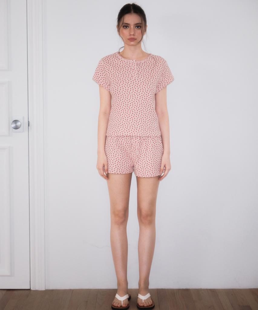 ROSEFRANTZ Футболка Rose & Berry Lounge [Розовый]
