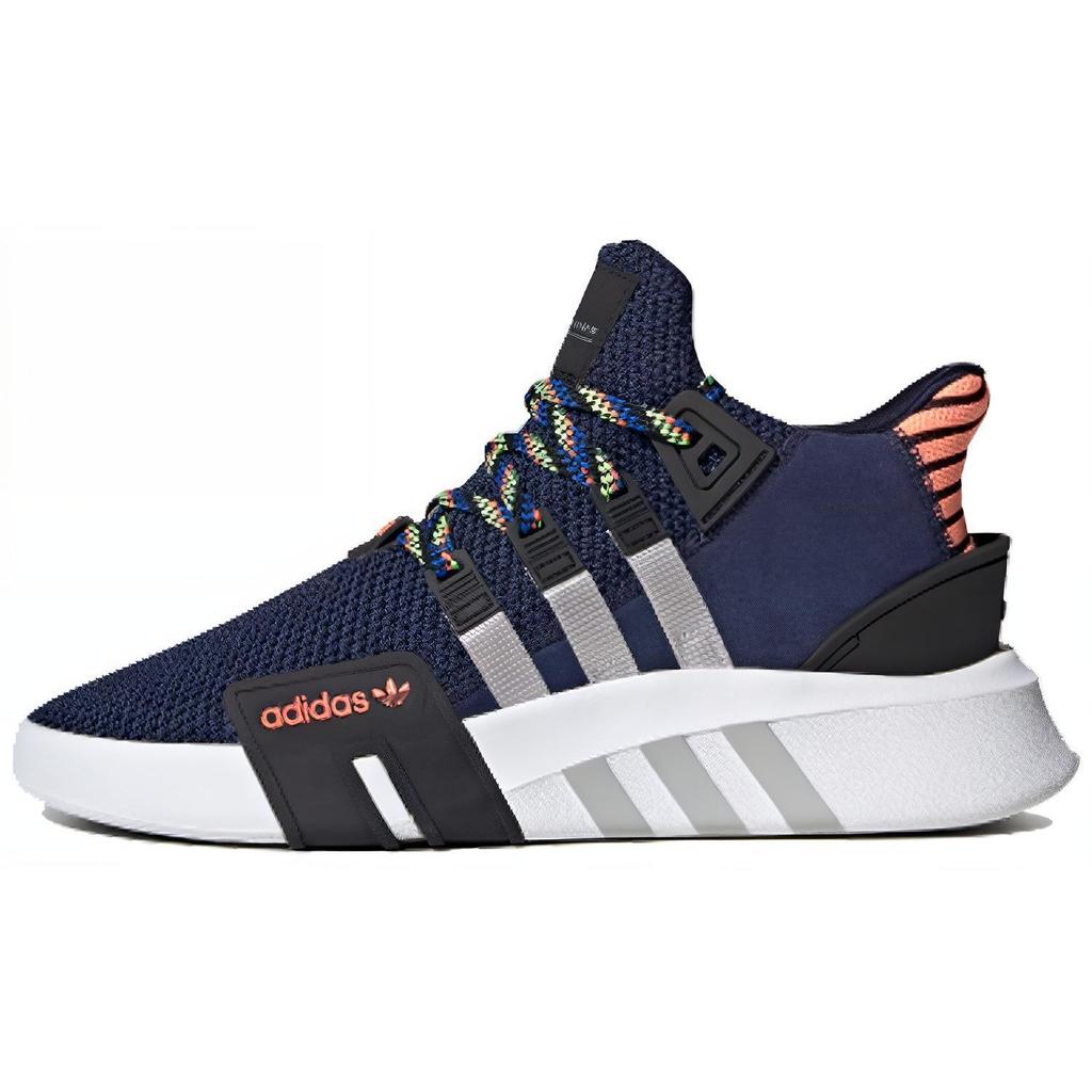 Adidas Originals Eqt Bask Adv Comfortable Shock Absorption Slip Resistant Durable Low Top Lifestyle Casual Shoes Men Sneaker Blue White FW4251