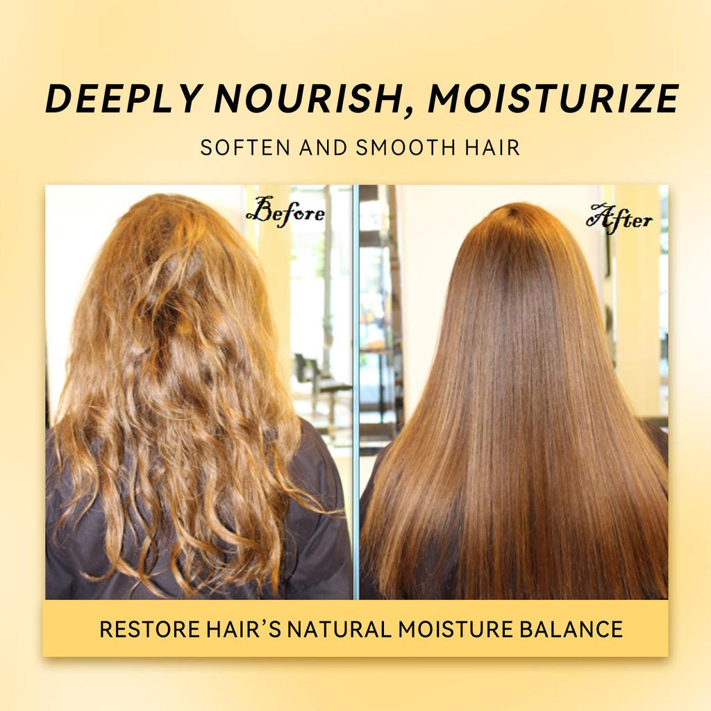 Honey Hair Oil Moroccan Argan Treatment for Straight Curly Hair