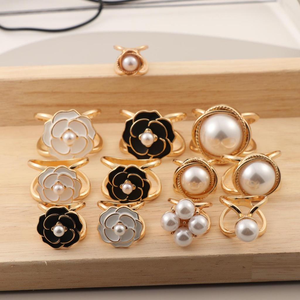 Универсальная брошь и пряжка для шарфа для рубашек и пальто