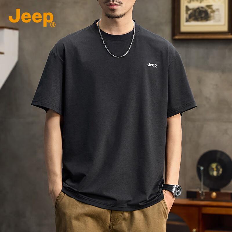 Jeep Мужская антибактериальная футболка из ледяного шелка 7A