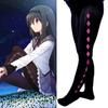 Puella Magi Madoka Magica Akemi Homura Cosplay Leggings With Knit Fabric For Daily Wear
