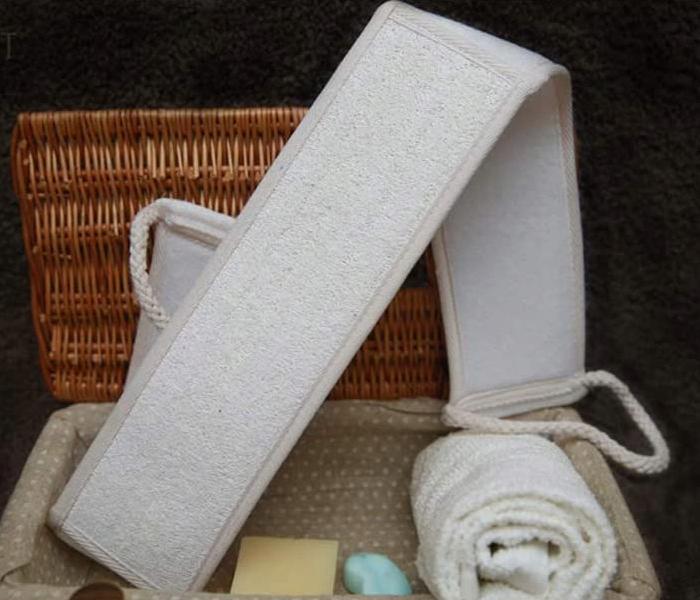 Set of Belt + Natural Luffa Body Wash Sponge