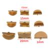 20pcs Stainless Steel Ribbon Leather Cove Clip Clasps Crimps Beads Cord Caps Fastener Connectors for DIY Jewelry Making Supplies