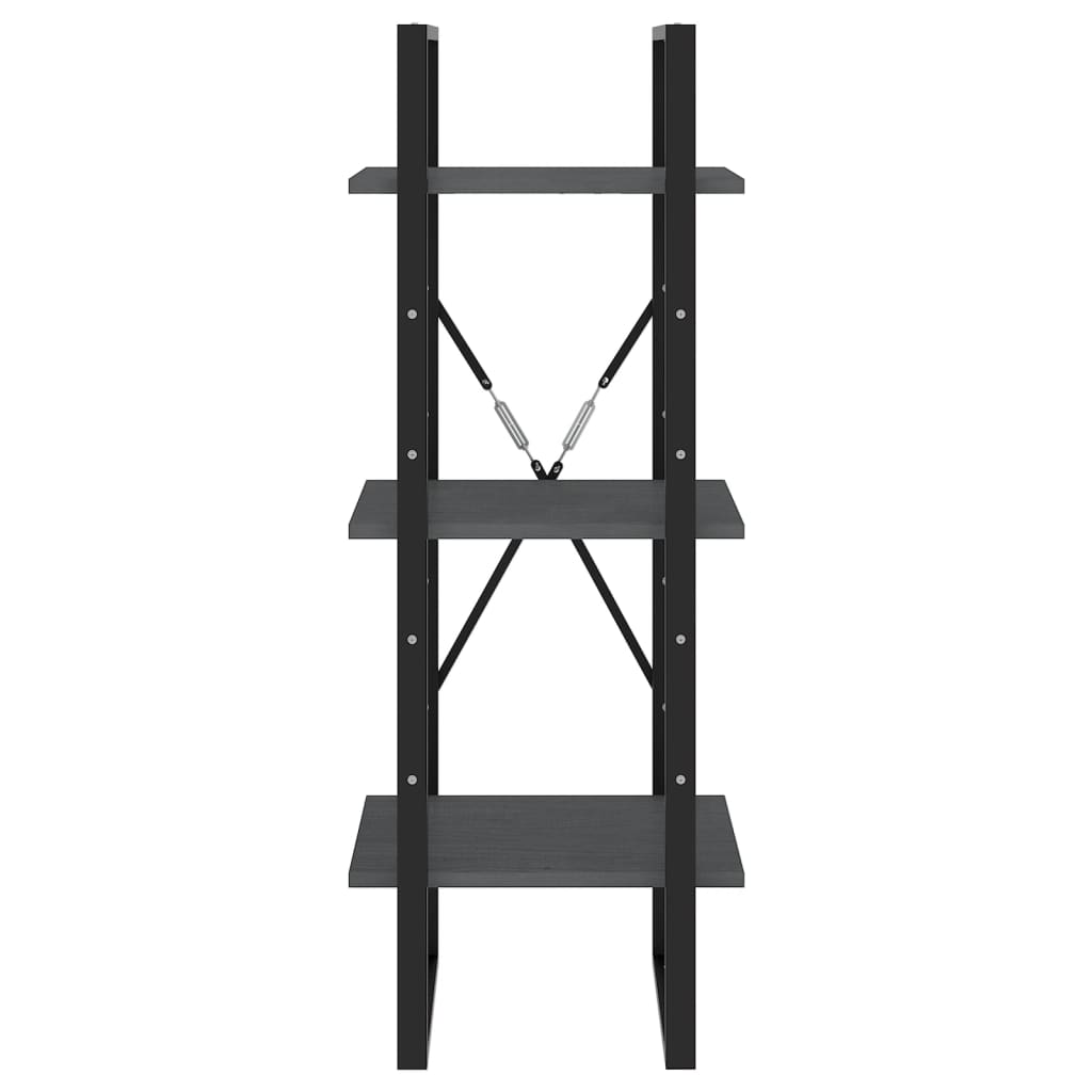 Bücherregal, Balkongestell, Dekorationsregal, 40x30x105 cm