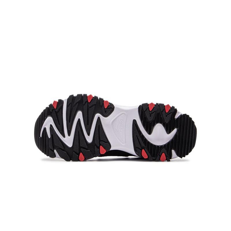Li Ning Детские Модные Нескользящие Повседневные Кроссовки с Низким Верхом Детские кроссовки Черные YKCU192-1