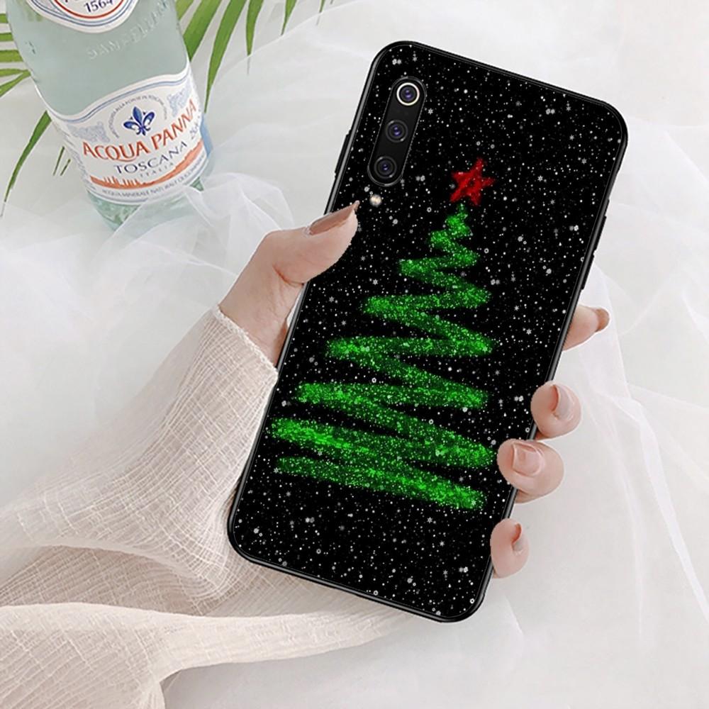 Merry Christmas Tree Phone Case For Xiaomi Mi 5X 8 9 10 11 12 lite pro 10T PocoX3pro PocoM3 Note 10 pro lite