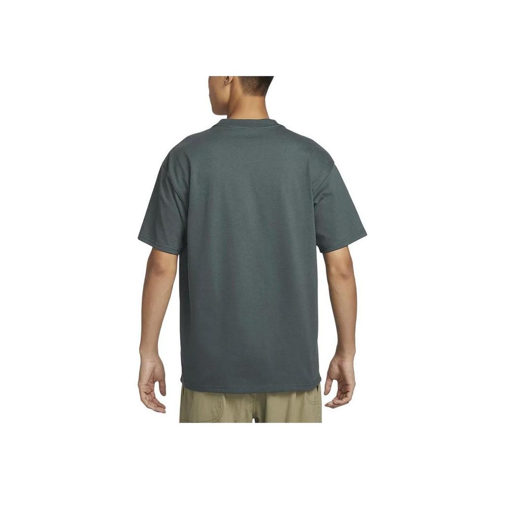 Nike ACG однотонная свободная футболка с круглым вырезом и короткими рукавами, мужские топы, винтажный зеленый DQ1816-338