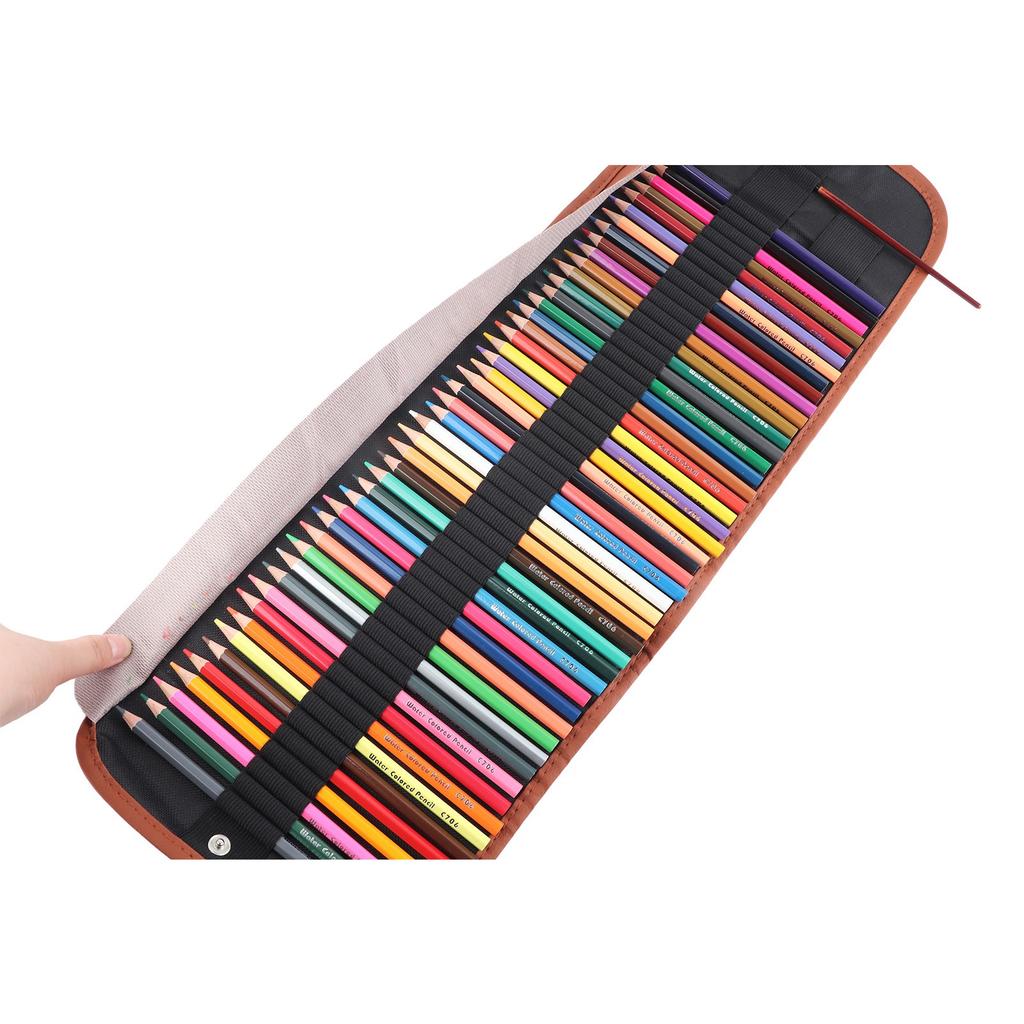 Colored Pencils 48 Colors Hexagonal Pen Holder Professional Coloring Pencils for Sketching Color Illustration