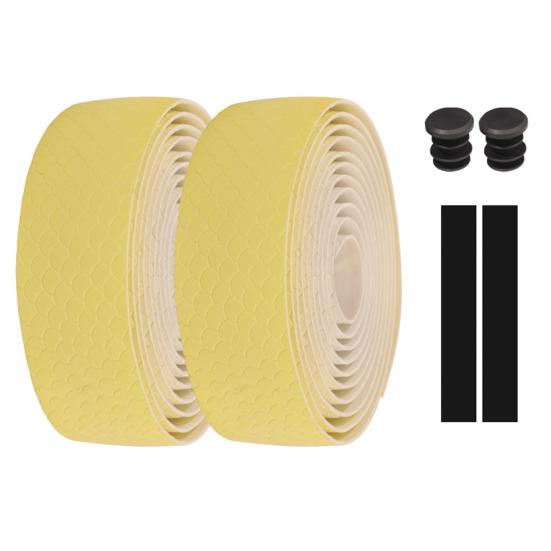 2 Rolls Bicycle Handlebar Grips Anti-Slip Texture Soft Memory EVA Shock Absorption Memory Foam Bike Grips