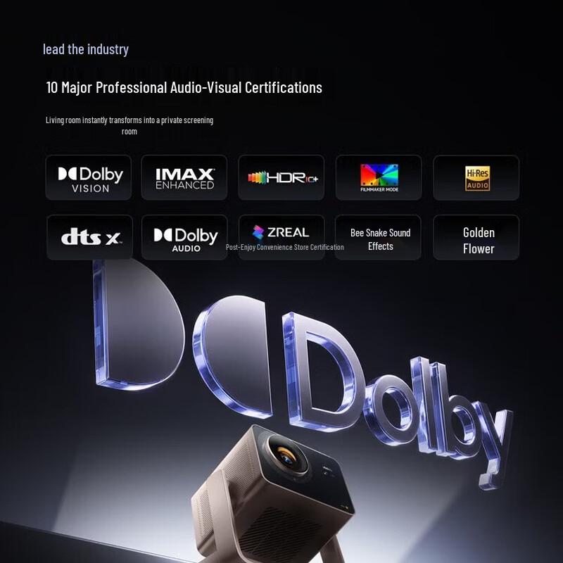 Vidda Трехцветный лазерный проектор C5 ProMax 4K (Китайская версия)