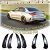 Автомобильный задний бампер сплиттер спойлер Canard Air Vent Splitter Lip для Mercedes Benz C Class W206 S206 C260 C43 C63 AMG