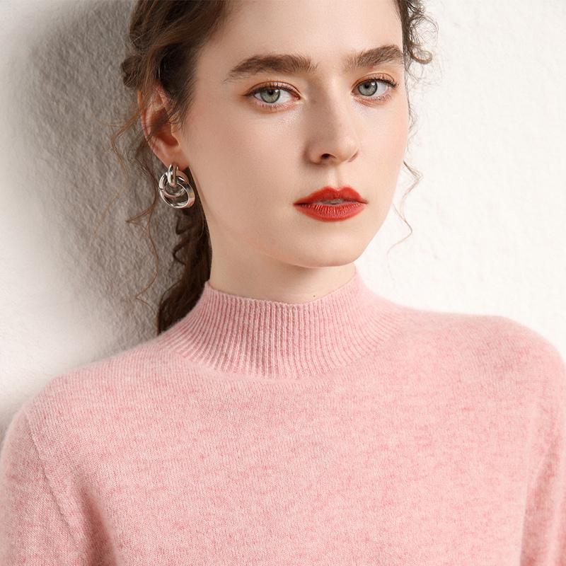 Women's Cashmere Sweater Qinghe Cashmere 100% Cashmere Women's Autumn and Winter Cashmere Sweater Soft and Warm