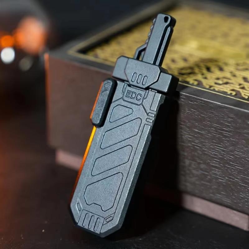 EDC Раскладывающийся Меч Игрушка-Фиджет Меч Ножны Магнитное Выбрасывание Толкающая Карточка Снятие Напряжения Металлический Толкатель Игрушка для Снятия Тревоги и Стресса