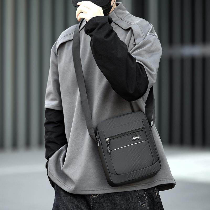 Универсальная сумка кроссбоди из Оксфорда - Мужская деловая повседневная сумка-слинг для предметов первой необходимости для ежедневных поездок