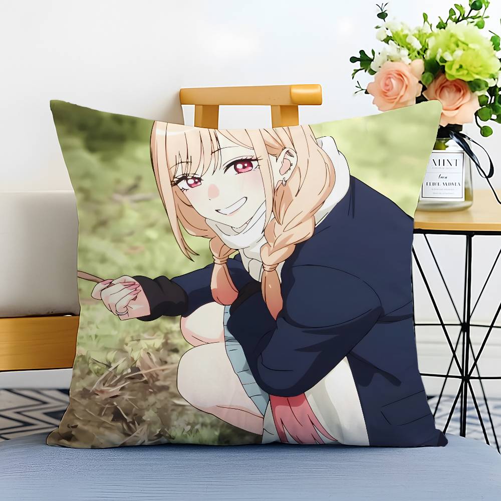 Мой нарядный любимец М-Марин Китагава Наволочка Наволочка против пылевых клещей Потайная молния Шелковистый короткий плюш Чехол на диванную подушку