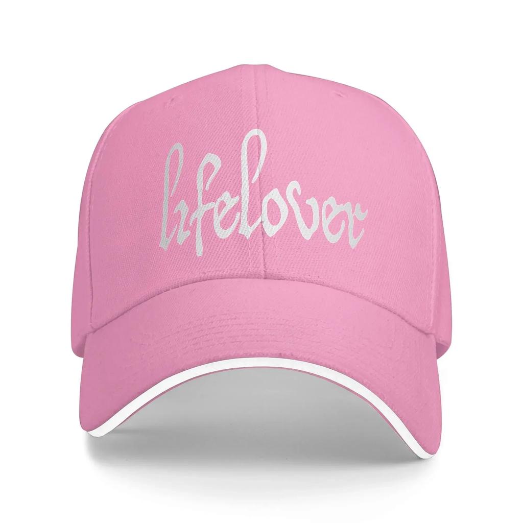 Летние Новые Бейсболки Lifelover Белые Однотонные с Логотипом Мерч Для Унисекс Женщин Тракеры Ретро Депрессивный Рок Кепка от Солнца Регулируемая