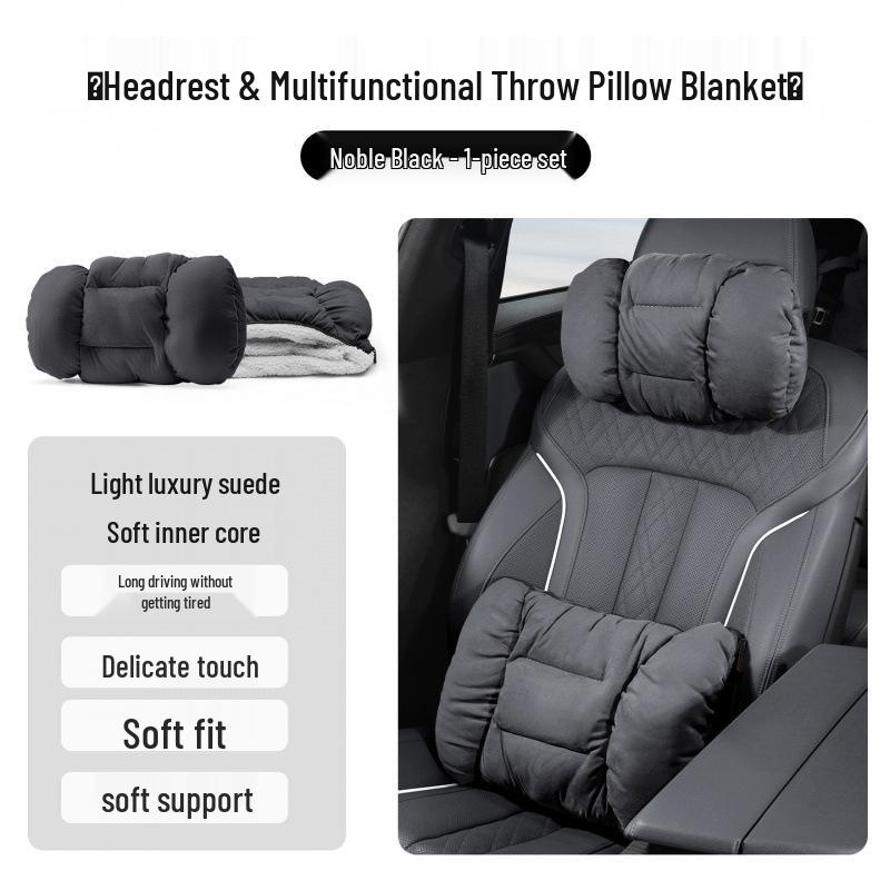 Honda Car Accessories: Flannel Headrests, Lumbar Supports & Neck Pillows for CRV, Fit, 11th Gen Civic & Accord.