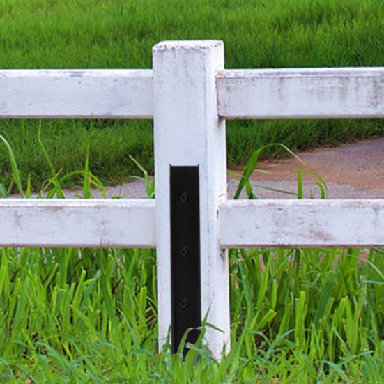 Fence Post Repair Kit Easy Installation Heavy Duty Steel Column for Enhanced Stability Fence Post Reinforcement Kit