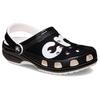 Crocs Классические кроксы с логотипом, высокий блеск, черные, унисекс, 210804-001