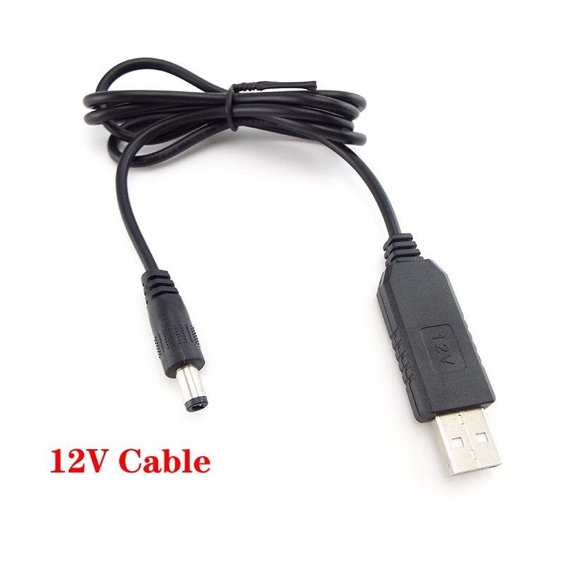 USB 5V To DC 5V 9V 12V 3.5mm Power Boost Line Step UP Module USB Connector Converter Power Adapter Cable 2.1x5.5mm