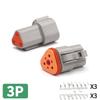 1/5/10 комплектов DT 2P/3P/4P/6P/8P 22-16AWG водонепроницаемый немецкий разъем deutch connectors Plug Kit DT06-2S DT04-2P DT04-3P