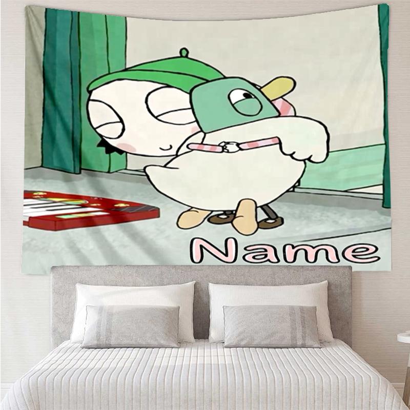 Custom Name Roblox Print Tapestry, Backdrop, Easy Setup, Ideal for Bedroom, Office & Living Room, with Aesthetic Wall Hanging Decor.
