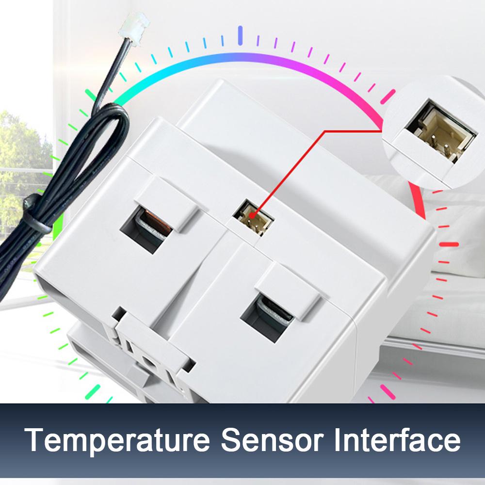 8in1 Power Meter Color Screen 2P Multifunction AC Energy Meter 170270V63A Voltage and Current