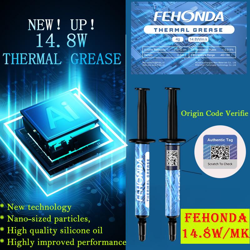 FEHONDA TR50L 14.8 Вт/м.К Термопаста Высокопроводящая Термопаста для GPU CPU PS4 Высокопроизводительная Термокомпаундная Паста