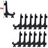 20x Portable Dish Display Stand Foldable Plastic Display Stand Photo Frame Stand Plate Saucer Pottery Display Home Storage Rack