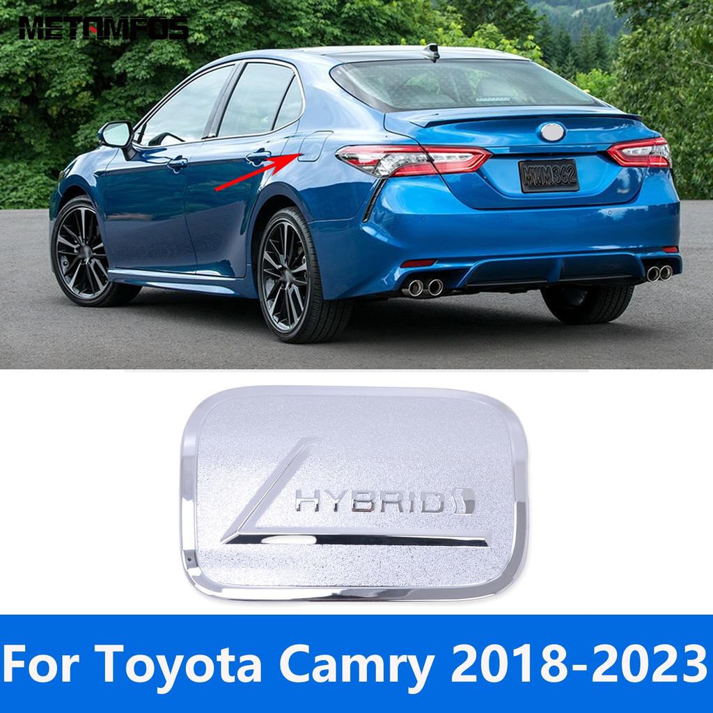 Accessories For Toyota Camry XV70 2017- Chrome Rear Fog Light Lamp Cover Trim Fuel Tank Cap Oil Filler Cover Trim