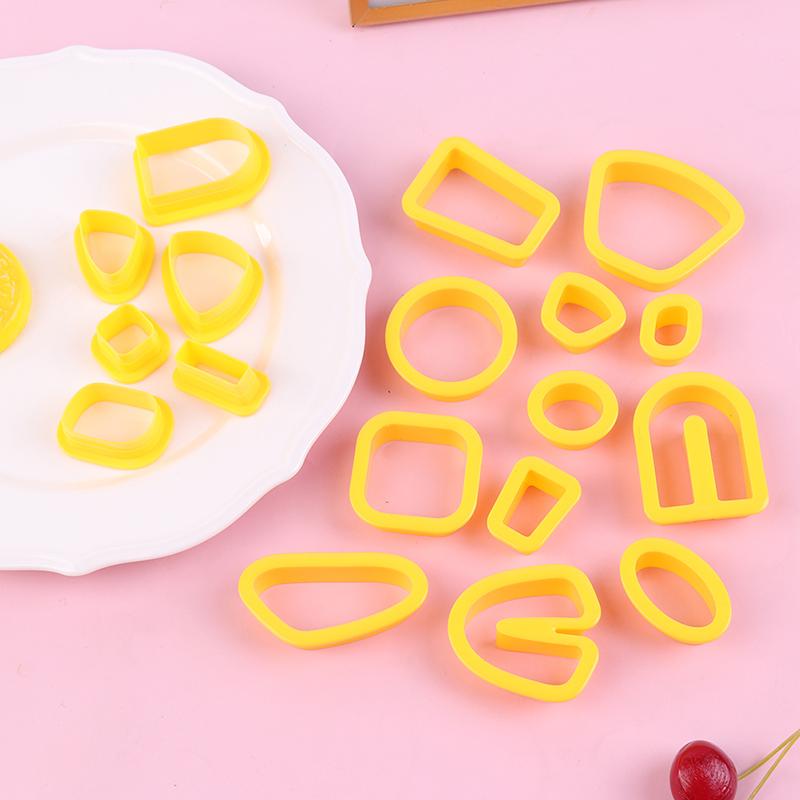 18 шт. Резаки для полимерной глины, принадлежности для изготовления сережек, инструменты для резки глины