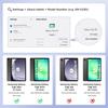 Coque pour Samsung Galaxy Tab A9 Plus / A11 Plus - Protection avec Support Rotatif - Bleu