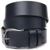 Практичный мужской кожаный ремень GRANDE PELLE Leather Belt 21471 Синий